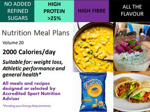 Generic Meal Plan # 20