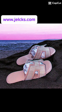 Thumbnail:  Cream Open Toe Slipper