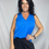 Thumbnail: Sleeveless Polyester V Neck Tank