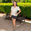 Thumbnail: Cream Puff Sleeve Bowknot Blouse