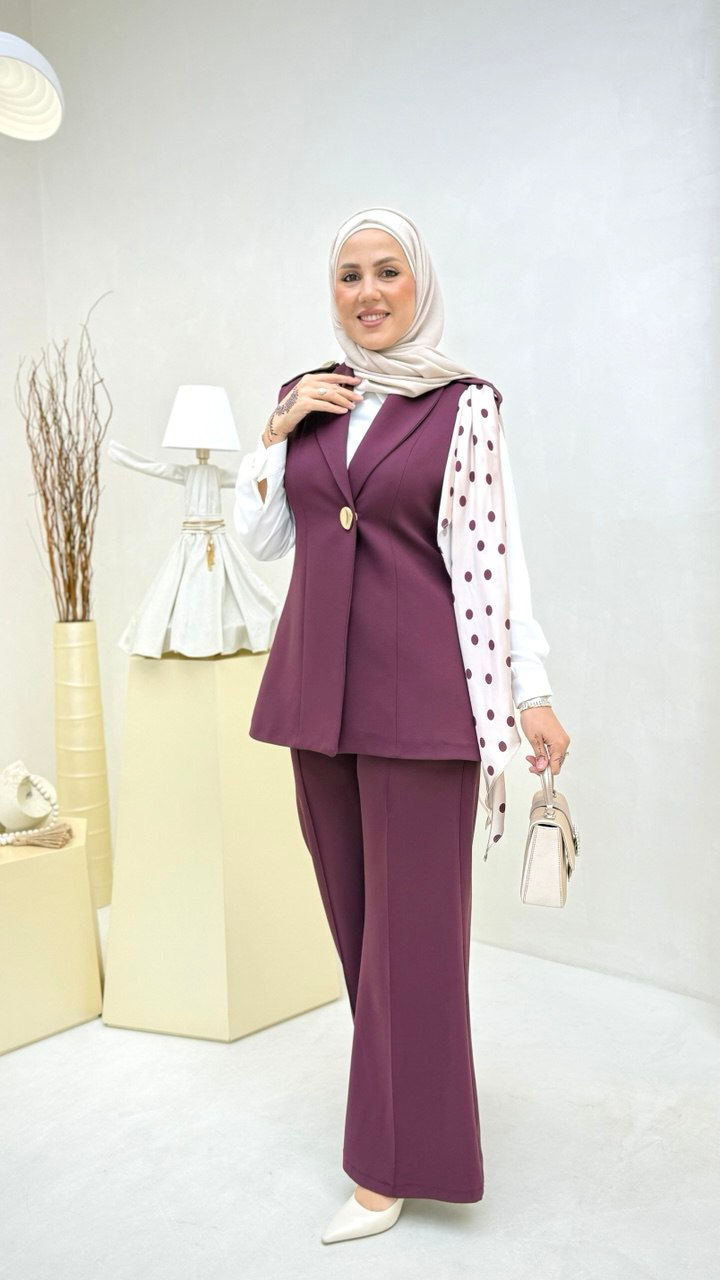 Thumbnail: Crepe Vest Set