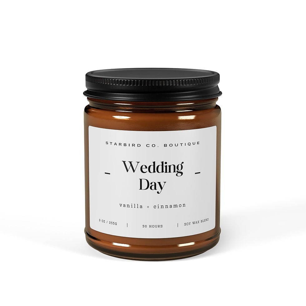 WEDDING DAY - 9oz - vanilla + cinnamon