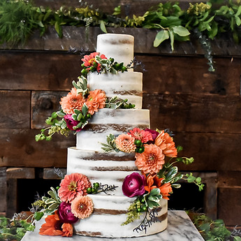 Vegan, gluten-free 5-tier wedding cake