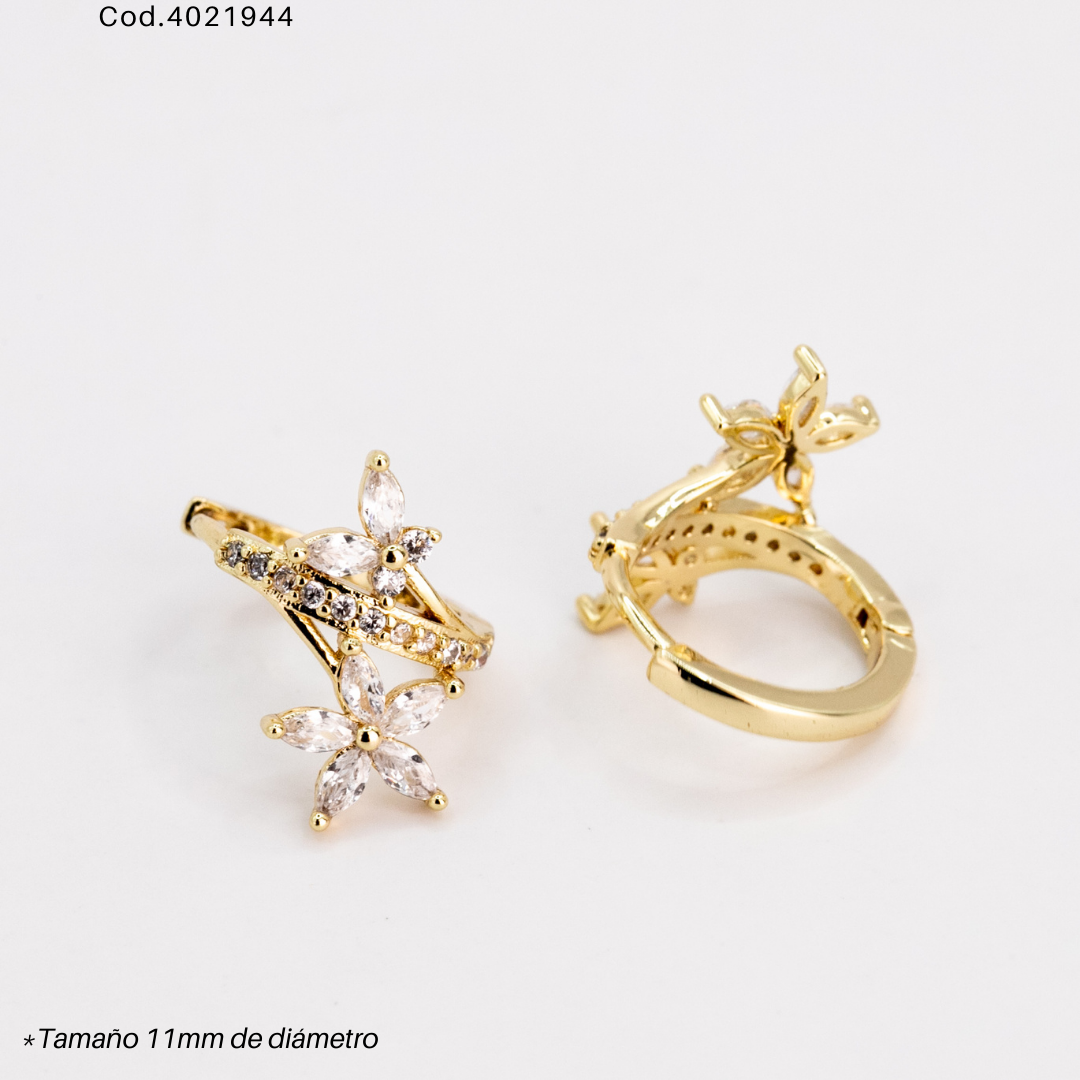 Aretes Crystal Bloom