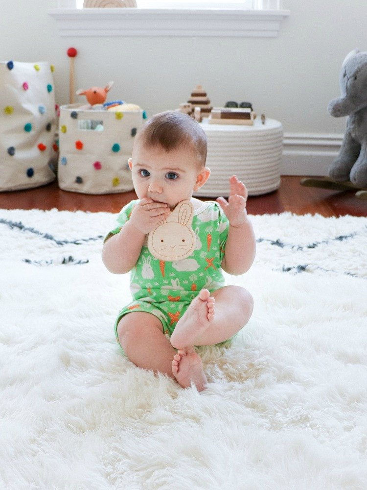 Thumbnail: Bunny Wood Toy Teether