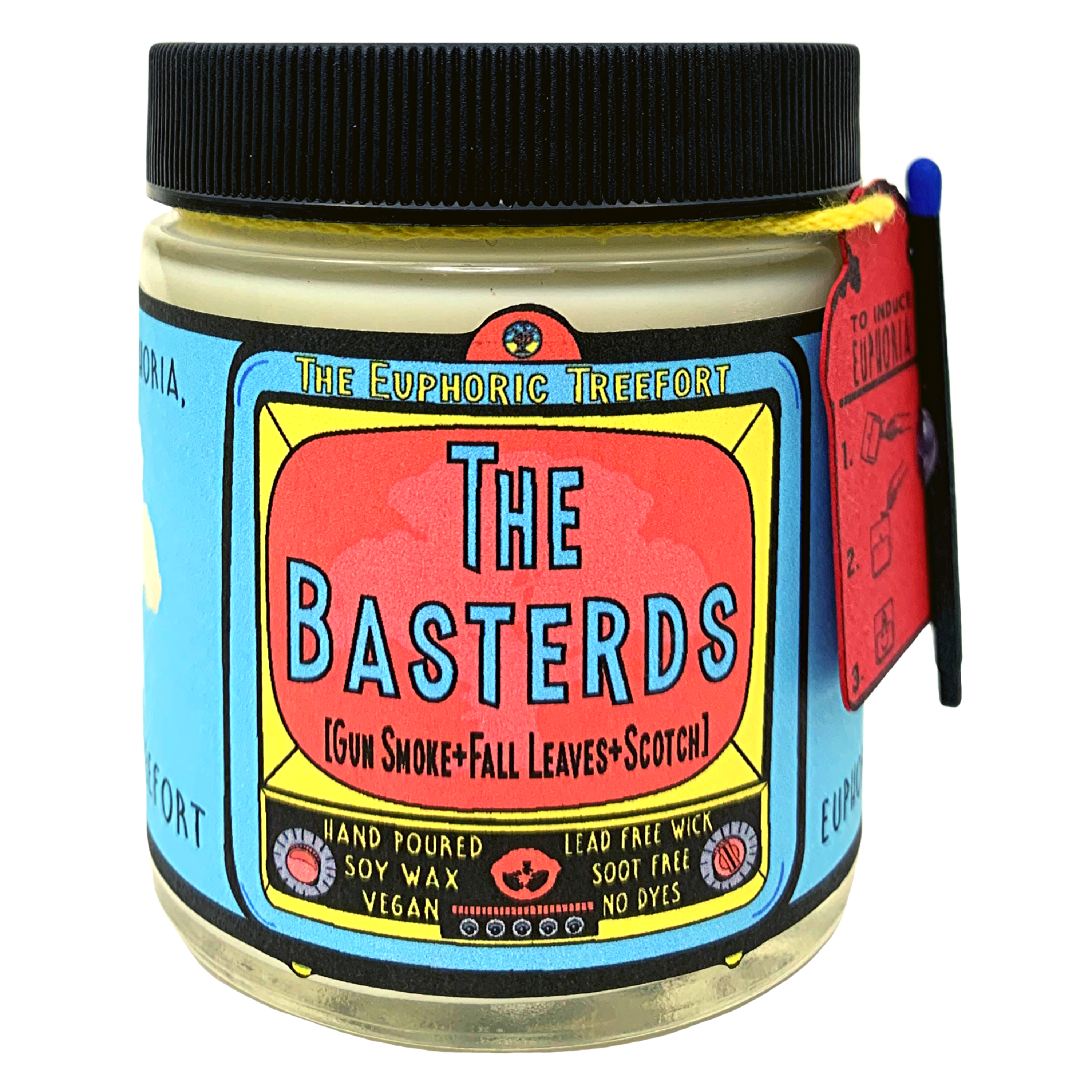 The Basterds SmelloVision Candles Euphoric Treefort