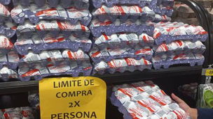 Restringen venta de huevo en tiendas del sur de Tamaulipas