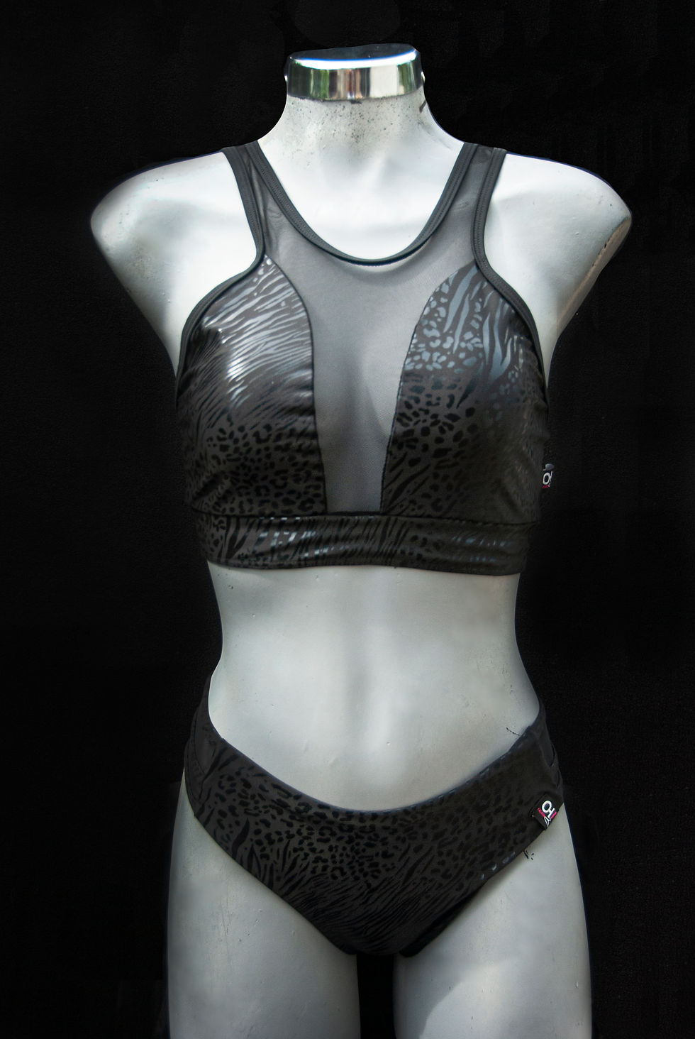 Miniatura: Exotic Mesh Mini Black Top