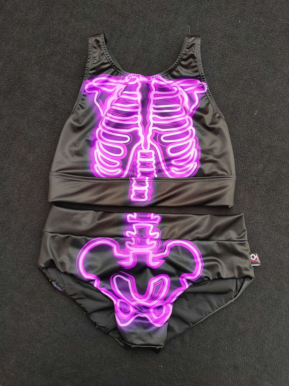Miniatura: Short Halloween Catrina Neon Set