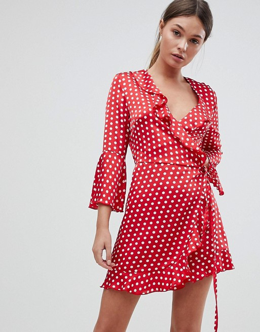 Asos wrap dress, robe portefeuille Asos