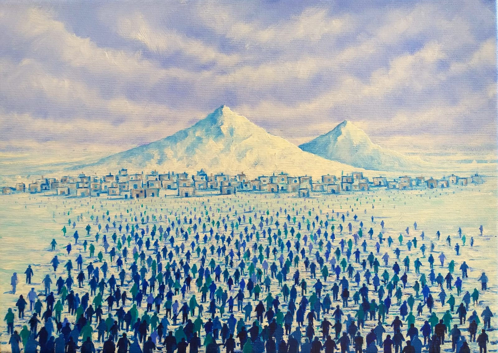 Tuval Üzerine Yağlı Boya Tablo (Y'ol)