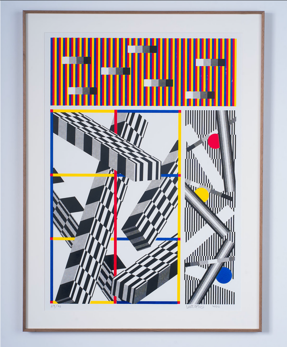 LOST OPTICS screen printing collab Art Prints TM 2020