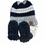 Thumbnail: Handmade knitted baby hat and mitten combo 