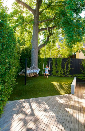 jardim com balanço