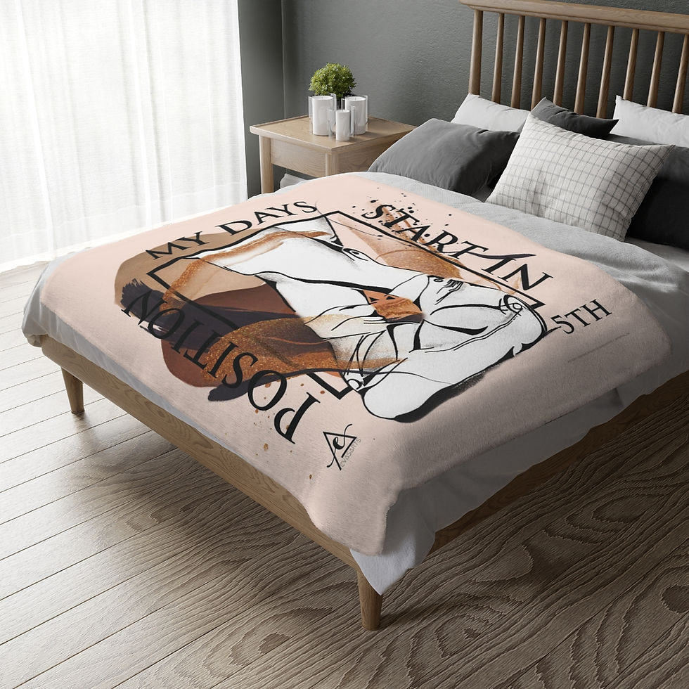 Thumbnail: fifth position blanket for dance lovers