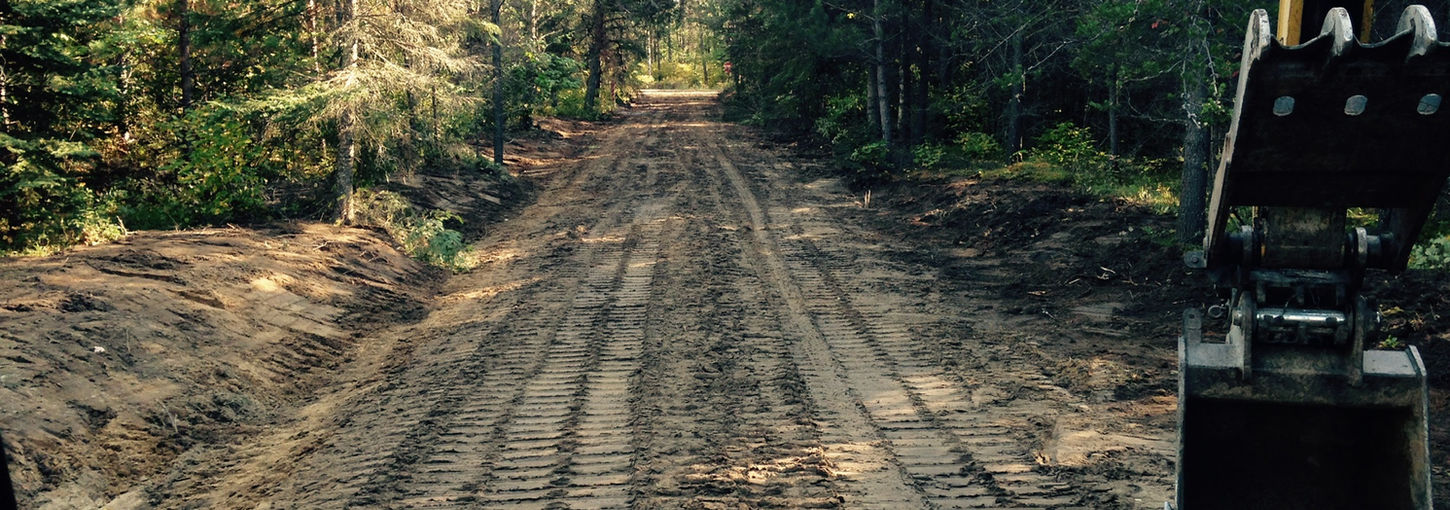 Road reconstruction and ditching