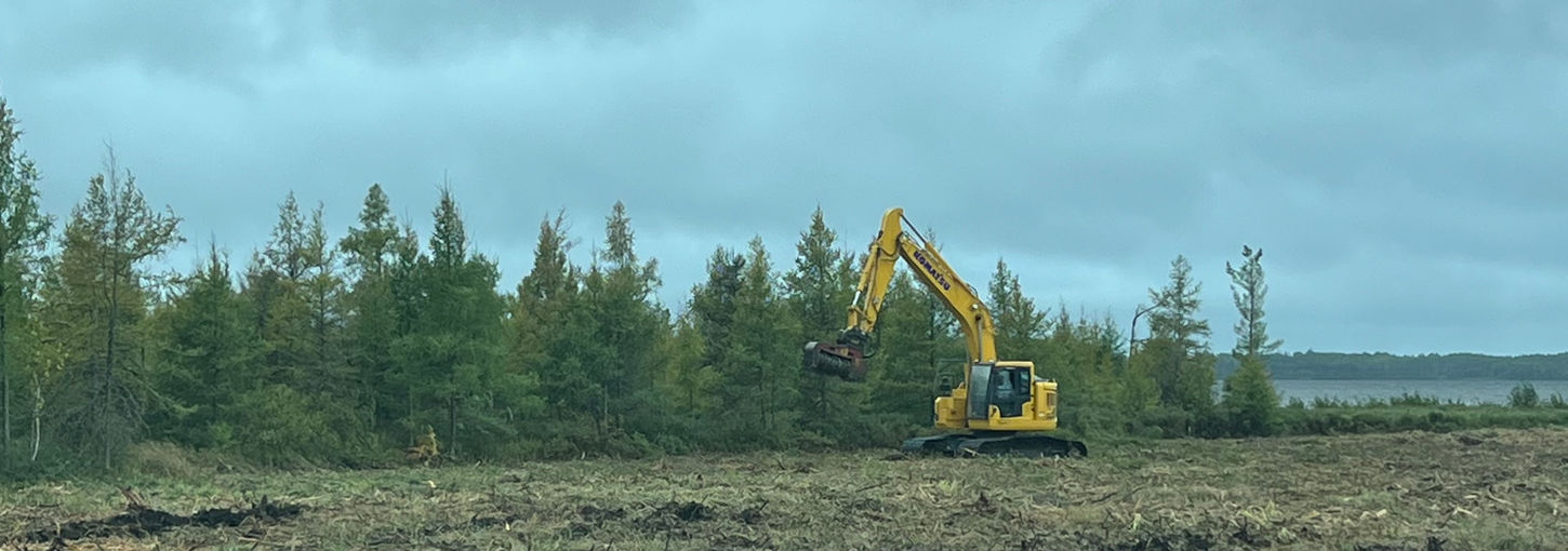 Komatsu mulcher