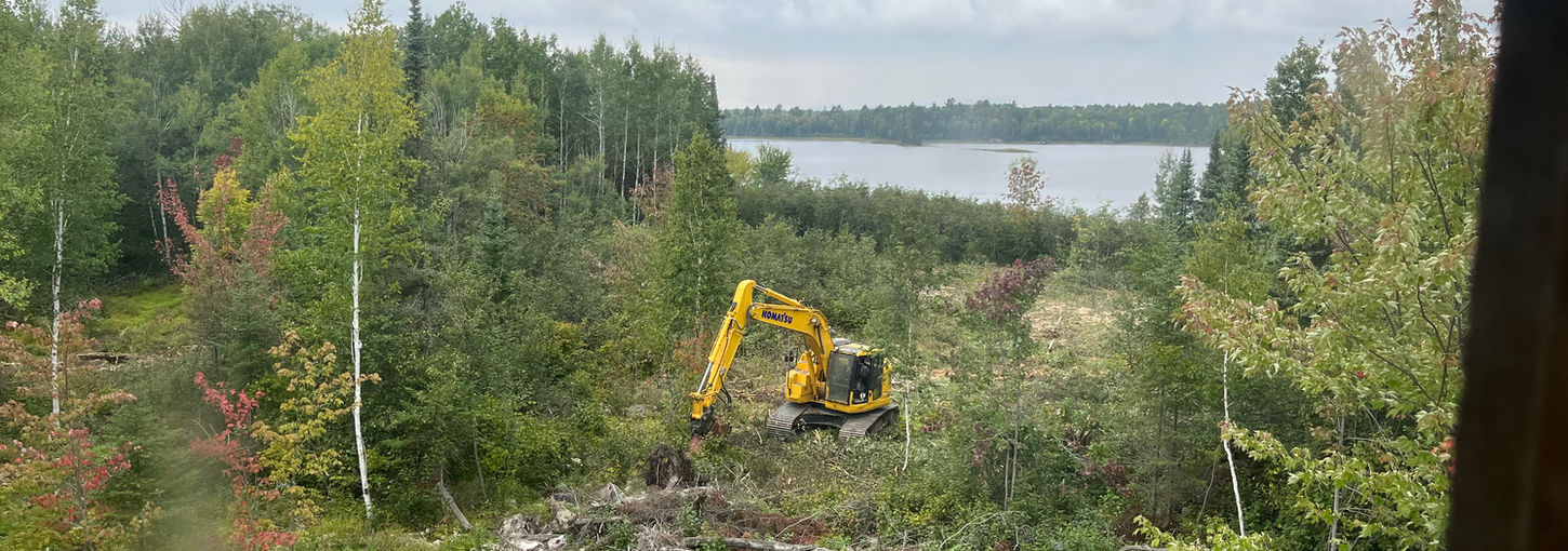 Komatsu mulcher