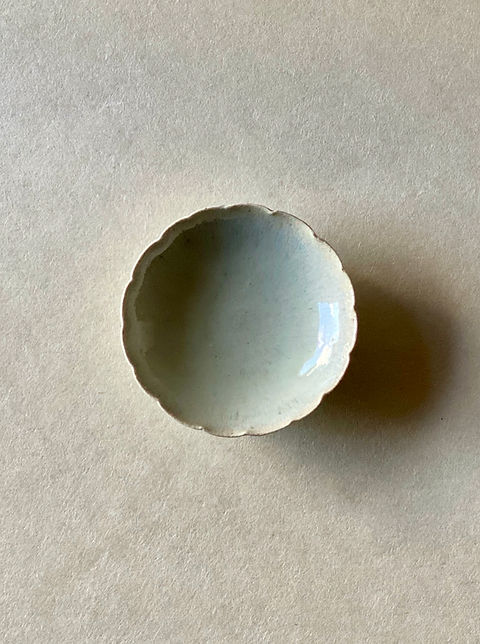 〔斑唐津　鉢と小皿〕 斑唐津小皿(五客) H417 浜本洋好作