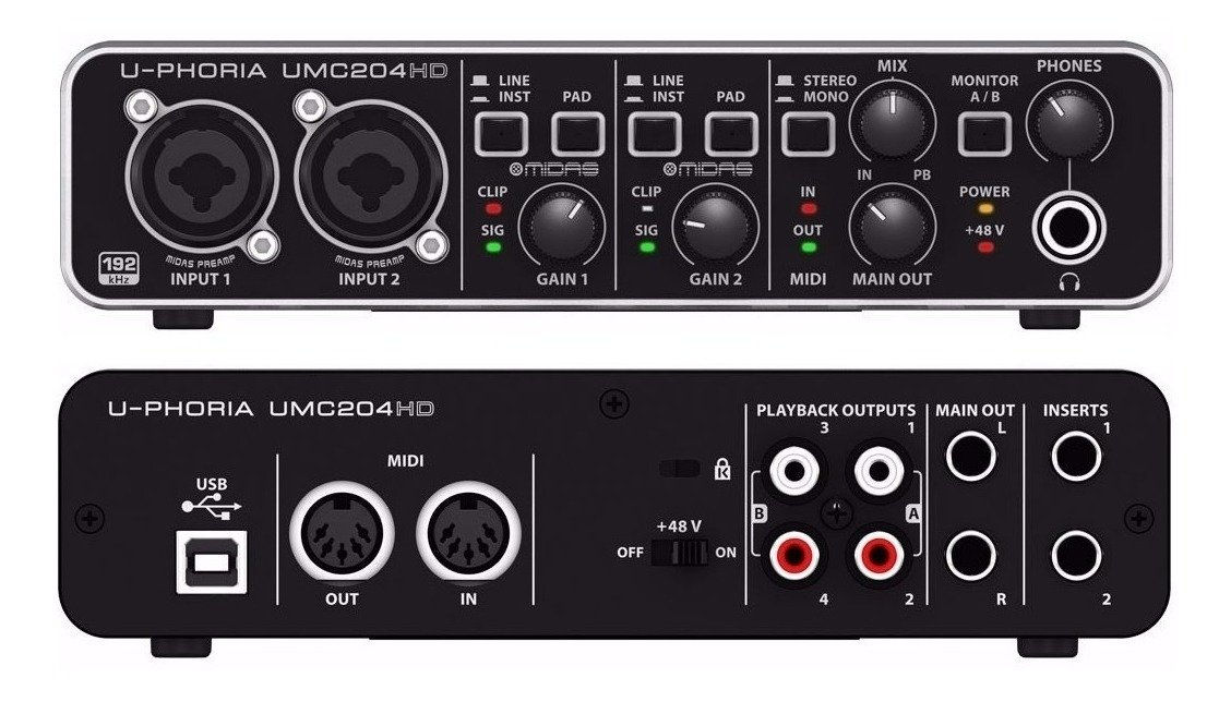 BEHRINGER U-PHORIA UMC204HD