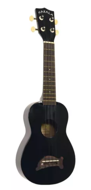 Ukelele Soprano Color Solido Negro Makala - COD: SD/BK