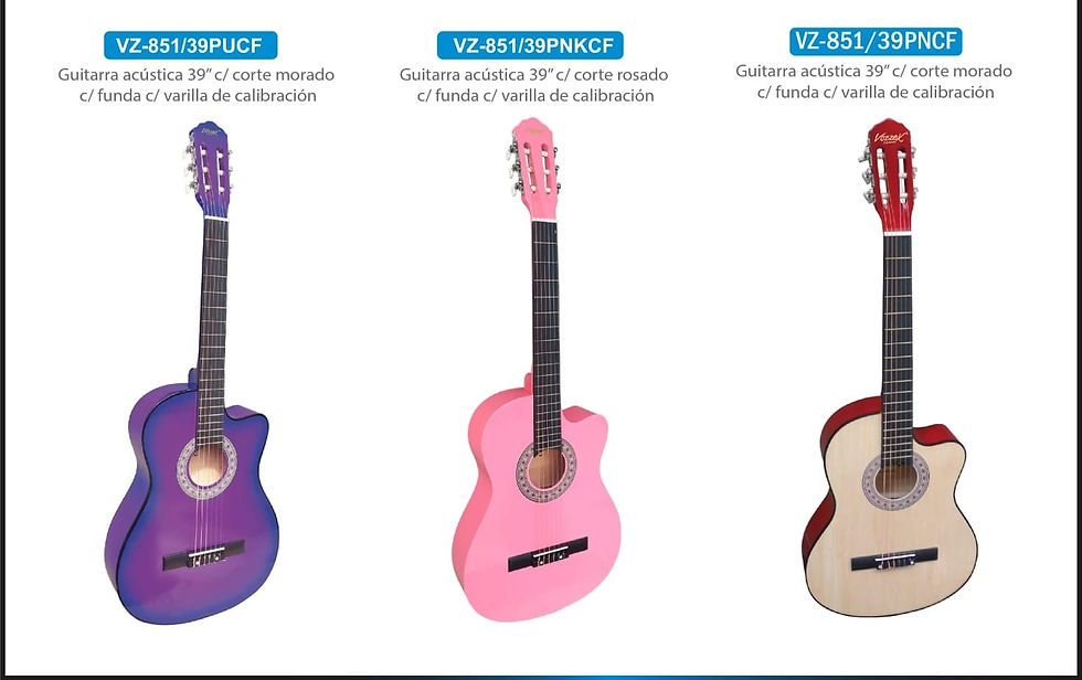 Miniatura: Guitarra Acústica de Estudio Vozzex - COD: VZ-851/39