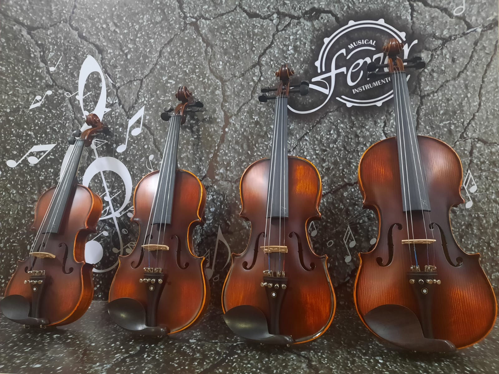 Violín Fever Tamaños (4/4, 3/4, 1/2, 1/4) - VF