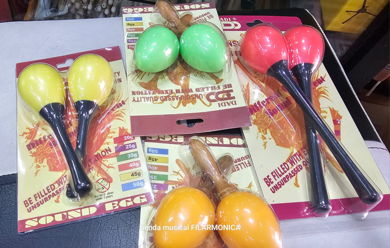 Fiber Maracas Large - COD: TCFML