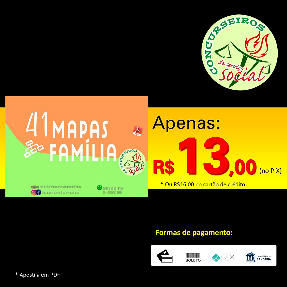 41 Mapas Mentais + Caderno de Questões (ebook)