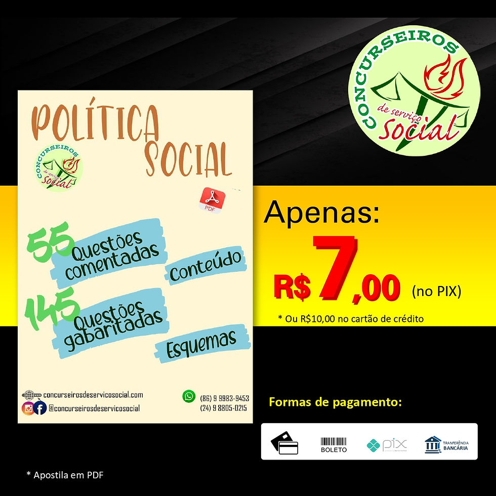 POLÍTICA SOCIAL PARA CONCURSO (ebook)