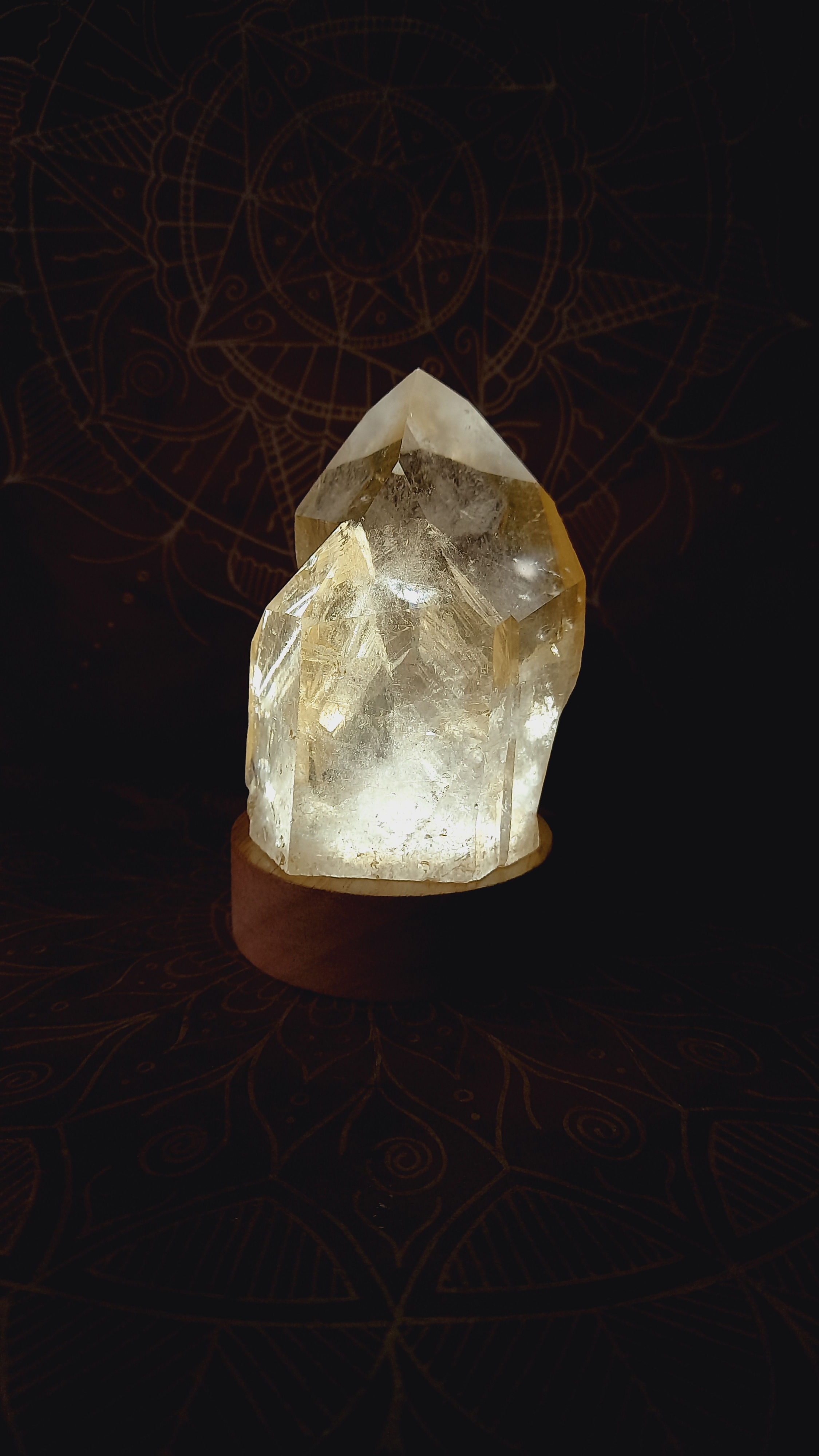 Luminária de Cristal Lemuriano