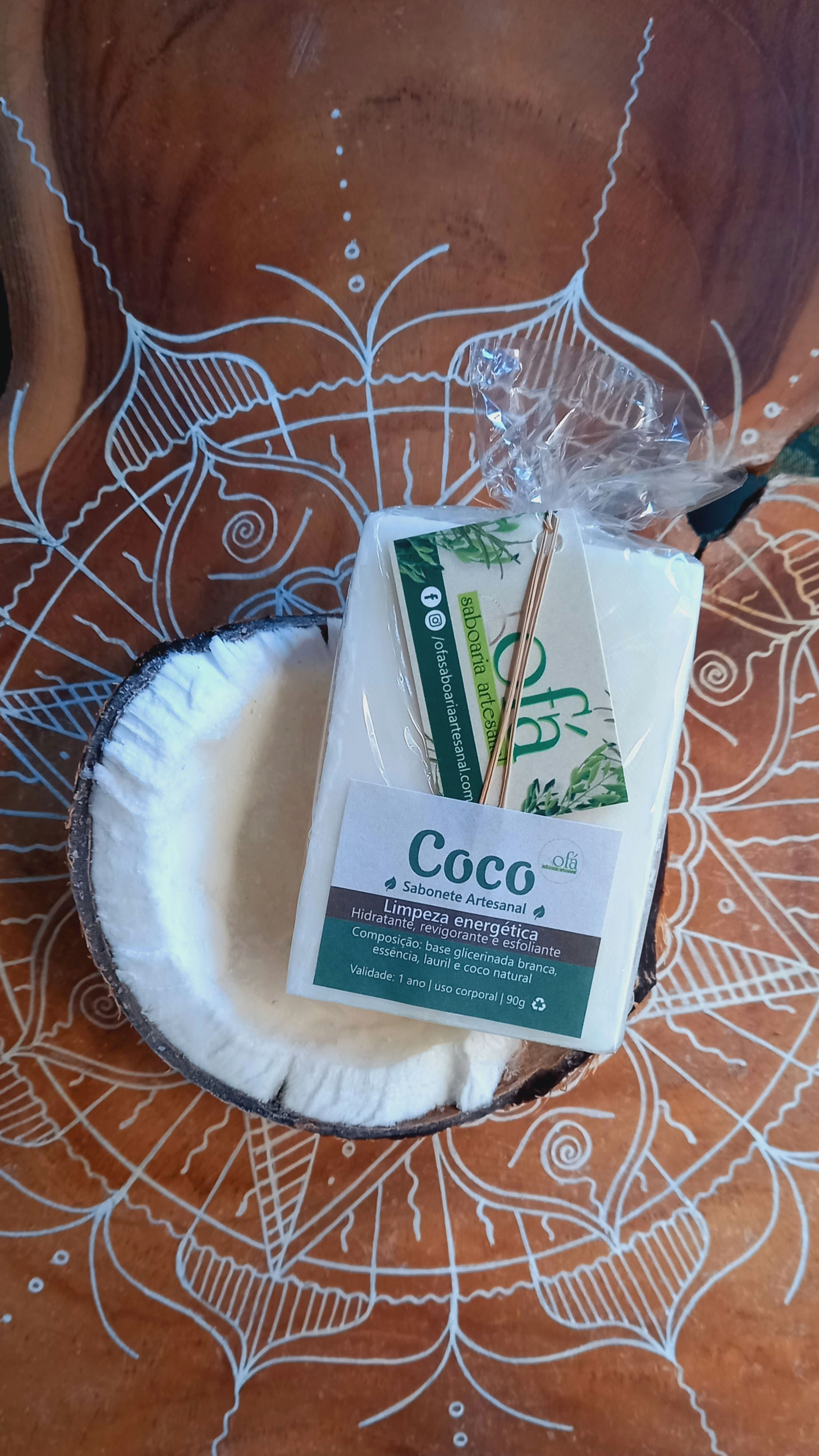 Sabonete Artesanal de Coco