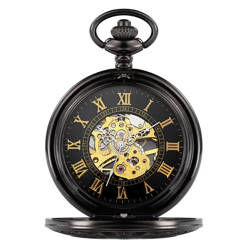Miniatura: Mechanical Pocket Watch Unisex Students Cosplay Waterproof Wristwatch Gift