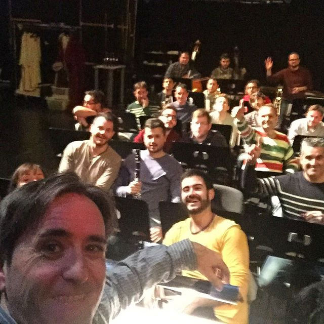 Ayer en un ensayo _inesperado__como Director interno en el Palau de les Arts, con Macbeth de Verdi