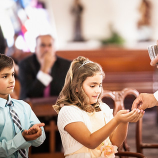 Girl at First Communion
