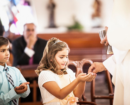 Girl at First Communion