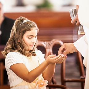 Girl at First Communion