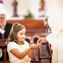 Girl at First Communion