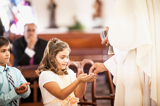 Girl at First Communion