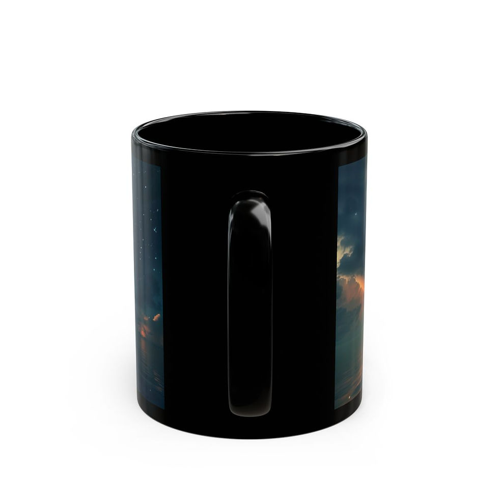 Thumbnail: Serene Sailboat Coffee Mug | Starlit Sky Constellations | Nautical Adventure Cup