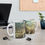 Thumbnail: Graceful Elegance Mug: Woman in Dove Dress Amidst Cloudy Sky - Ceramic 11oz 15oz