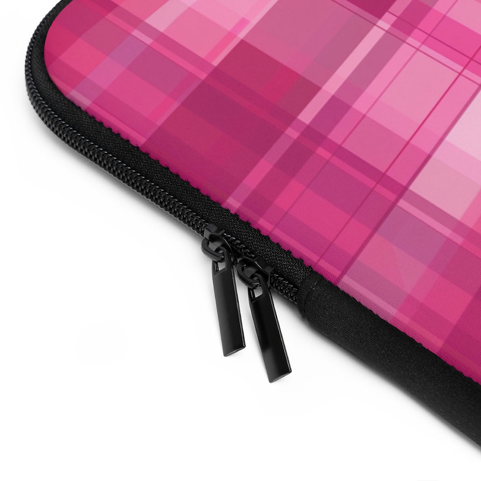 Thumbnail: Collegiate Plaid Perfection Laptop Sleeve