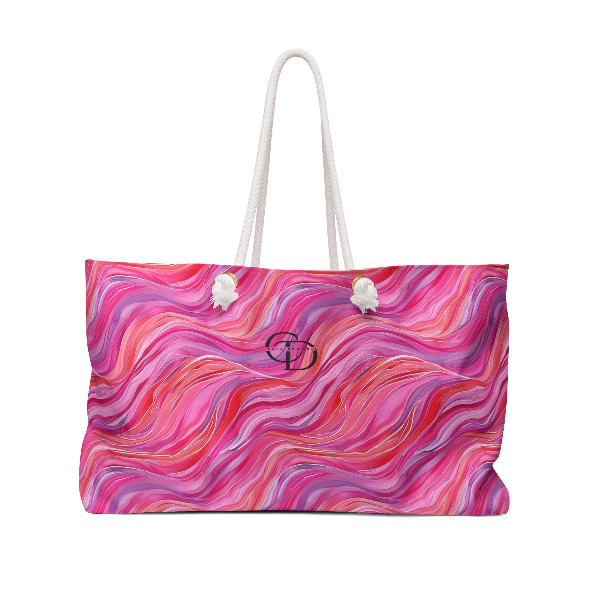 Coral Wave Dreamscape Weekender Tote