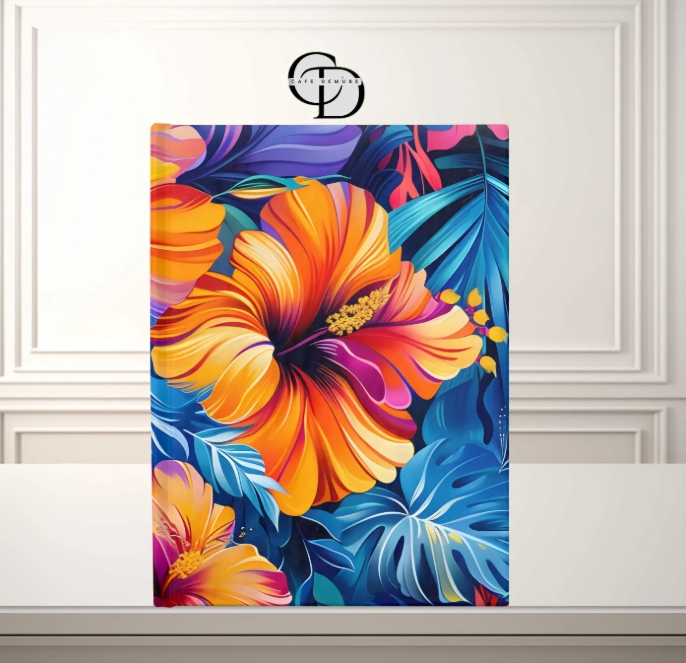 Exquisite Tropical Hibiscus Flower Journal - Blank