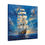 Thumbnail: Majestic Sunrise: Tall Ship Canvas Art - Nautical Theme Matte Canvas, Stretched