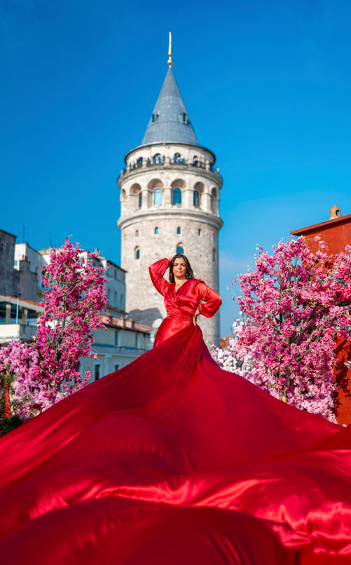 Flying Dress Photoshoot