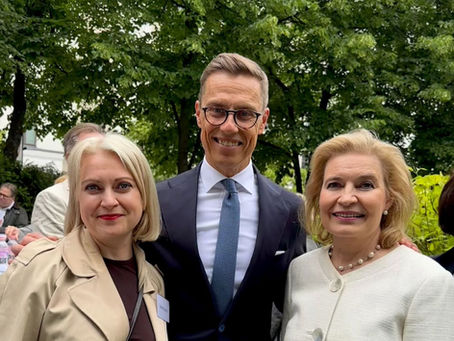 The President of Finland attended 10th Annual Team Finland Garden Party in Riga