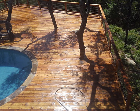 Cedar Pool Deck Addition