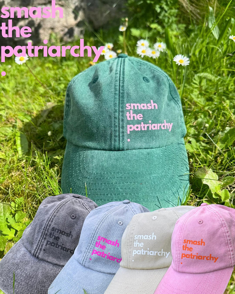 Miniaturbild: 'SMASH' Cap Smash the Patriarchy Patriarchat Feminismus LGBTQIA+ Links Queer Flinta* My Body my Choice Equality Pride