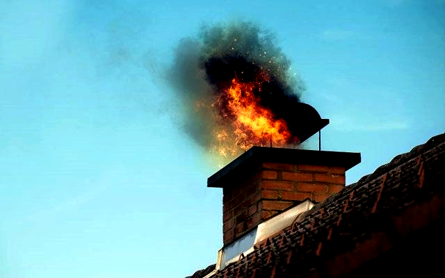 Feu de cheminée